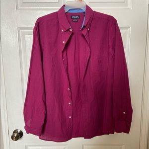 NWOT Chaps men’s dress shirt
